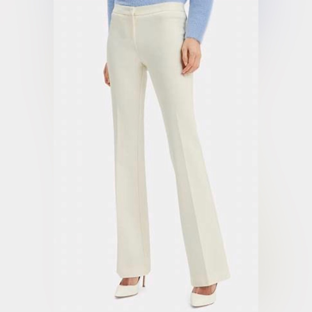 Never worn: Derek Lam Alana Flare Leg Legging in Ivory, size 8